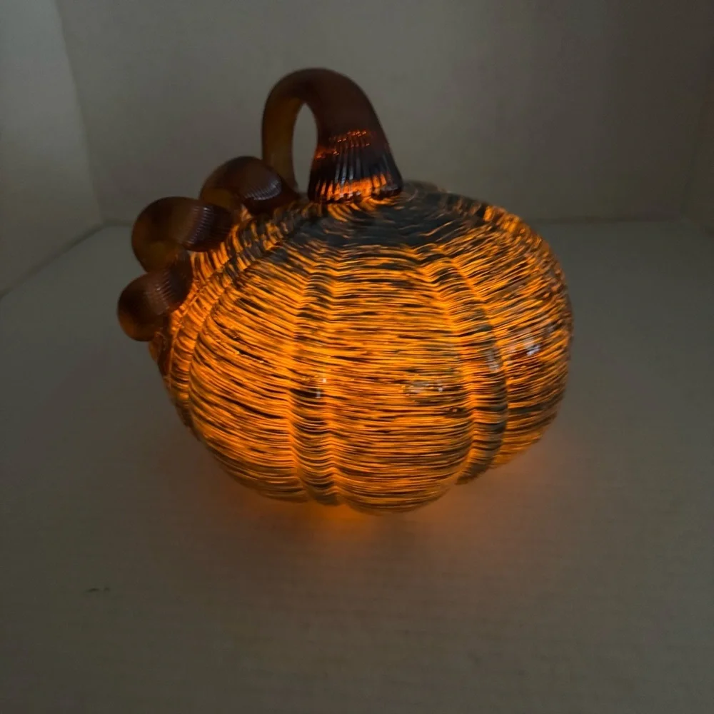 Pier 1 Illuminated Art Glass 7